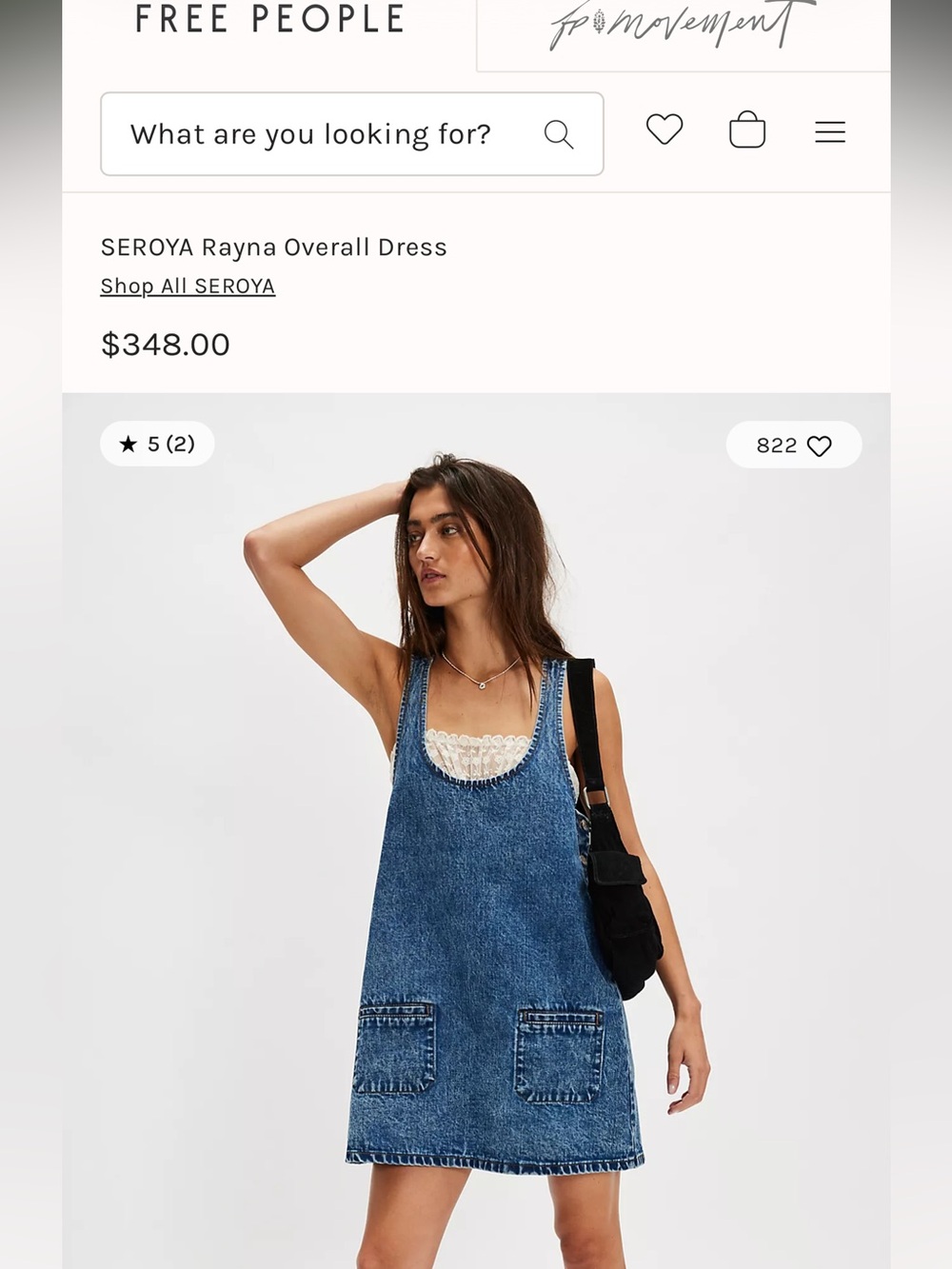 SER.O.YA Blue Denim Dress